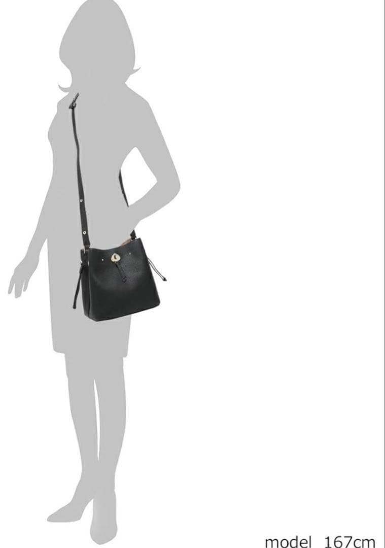 kate spade ケイトスペード マーティ バケットショルダーバッグ 黒