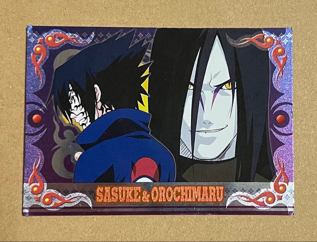 NARUTO エッチングカード　サスケ　大蛇丸　No.149