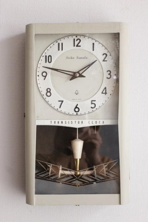 SEIKO ソノーラ SONORA トランジスタ 掛け時計 柱時計 昭和レトロ