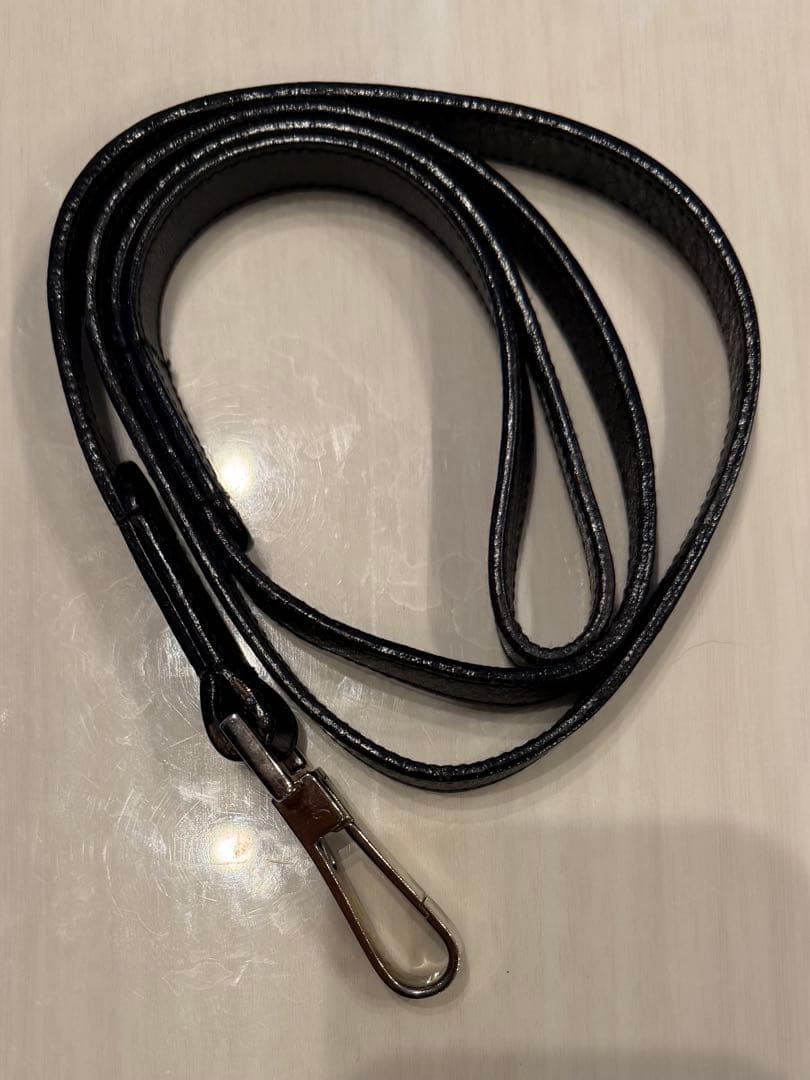 GUCCI ブラックレザーリード &首輪