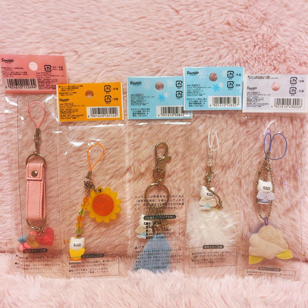 希少レア　ハローキティ　エンジェルキティ　ストラップ　まとめ売り　2003