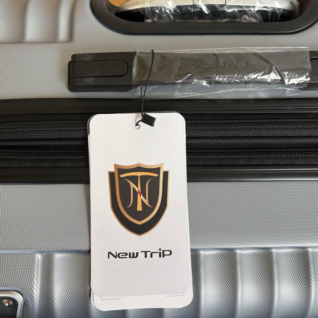 スーツケース キャリーケース 拡張機能付き Lサイズ 大容量 長期旅行 シルバー