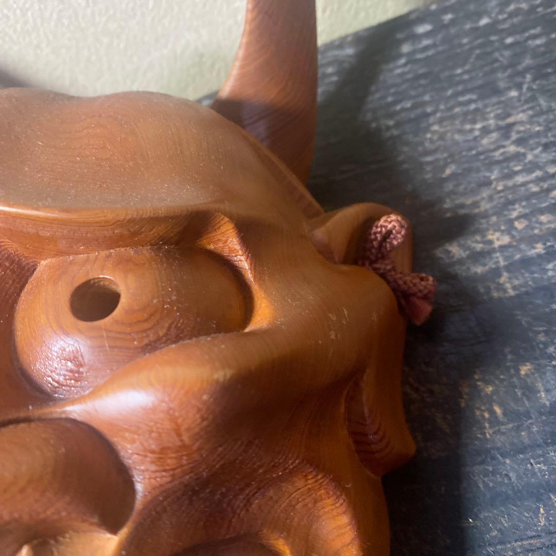 専用　木彫　般若面