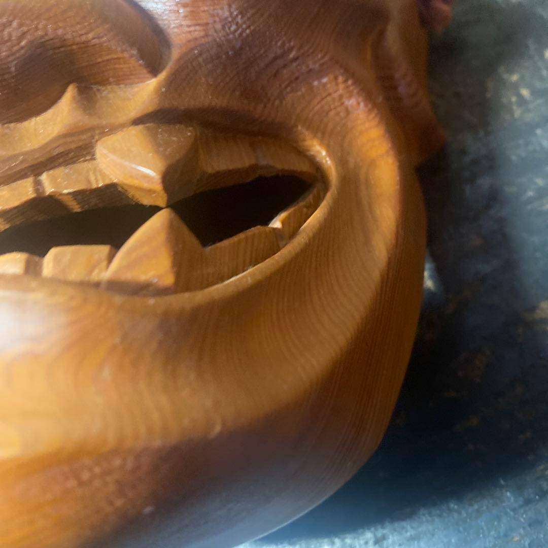 専用　木彫　般若面