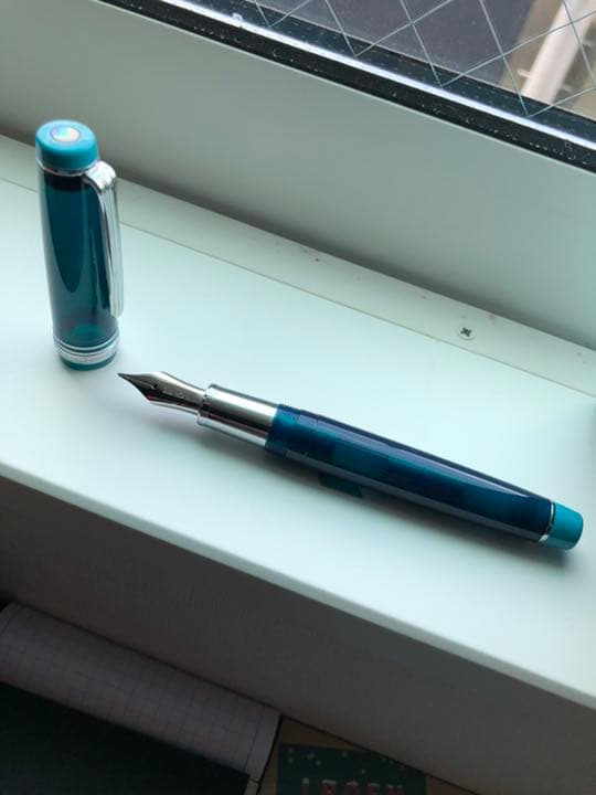 限定万年筆　ブングボックス　富士山ブルー