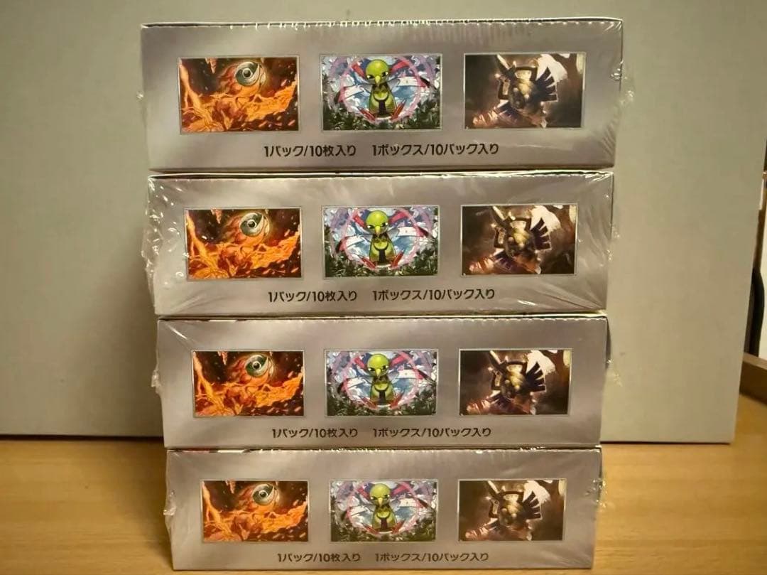 ポケカ　テラスタルフェス　シュリンク付き　4BOX