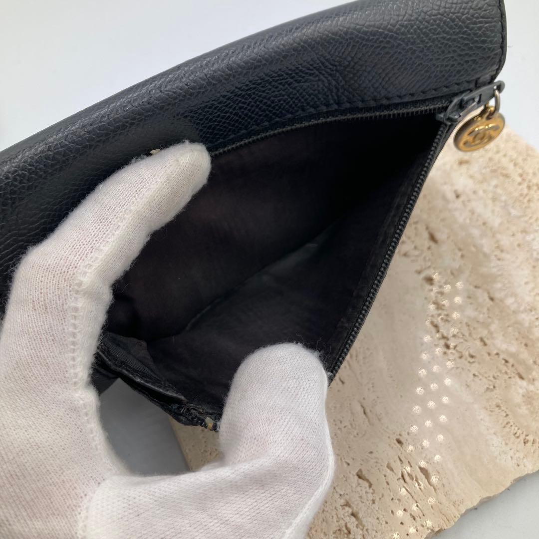 ！美品！　CHANEL シャネル　ビンテージ　折り財布105A