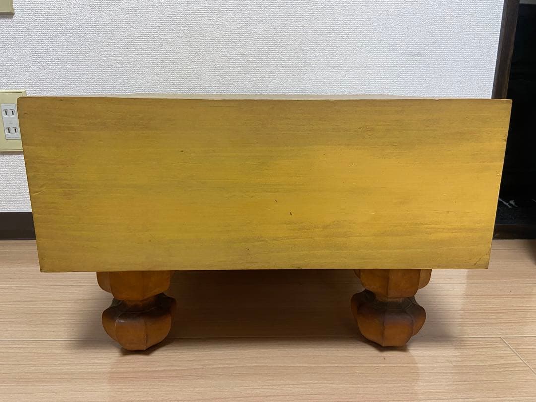 本榧 碁盤 木裏 板目 五寸 繊細な木目 囲碁 将棋 超重量 貴重