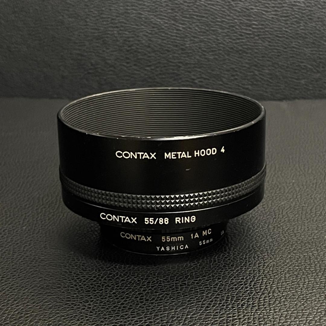CONTAX カメラ 137MA QUARTZ レンズ、レンズカバーセット