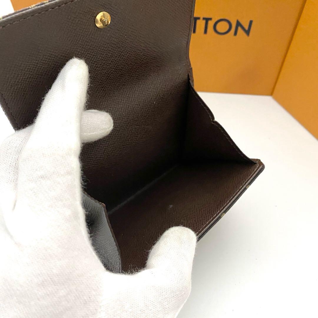 ルイヴィトン　モノグラムミニ　エリーズ　折り財布　wホック　ミニラン