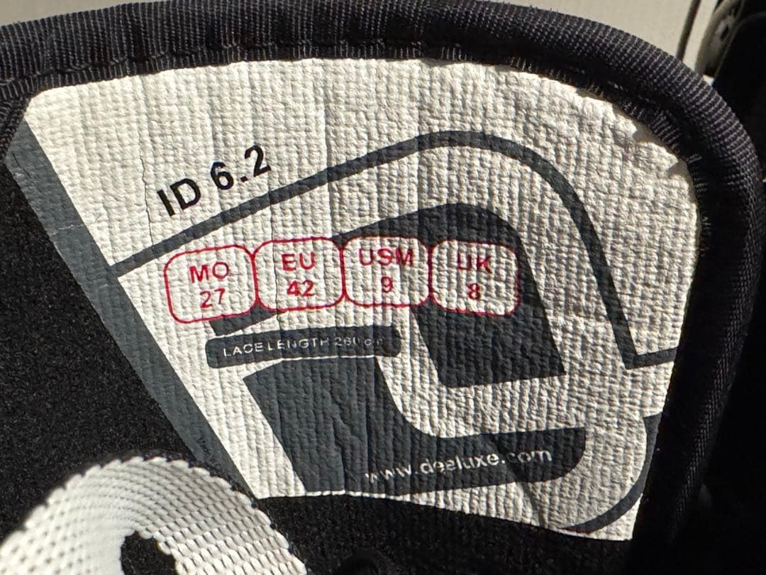 DEELUXE ID6.2 UK8 スノーボードブーツ