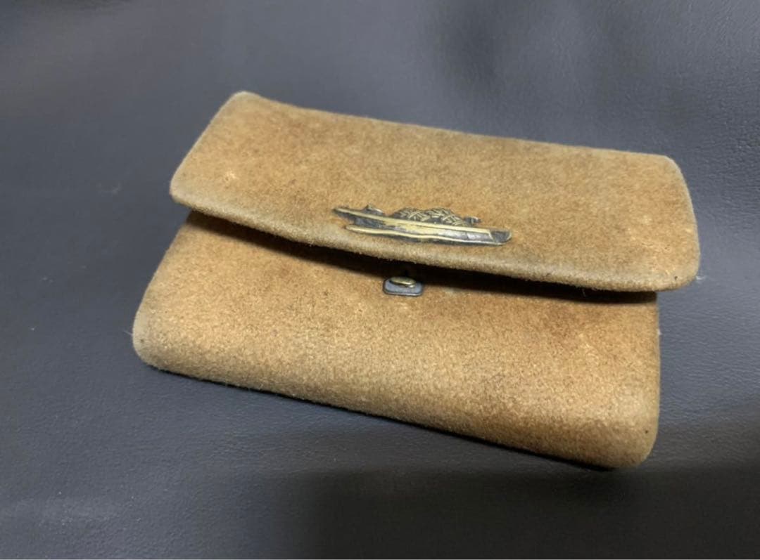 【提物・根付・印籠】煙草入れ＆キセル入れ かます 巾着袋 骨董 喫煙具 煙管