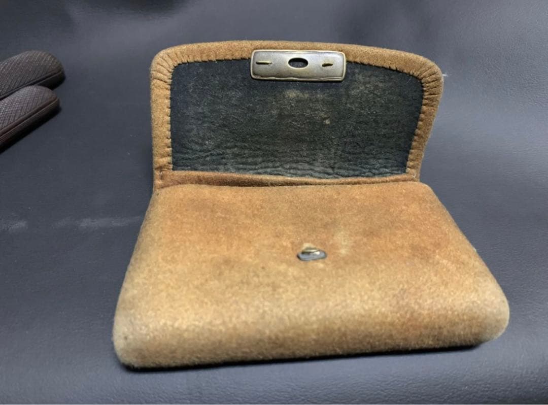 【提物・根付・印籠】煙草入れ＆キセル入れ かます 巾着袋 骨董 喫煙具 煙管