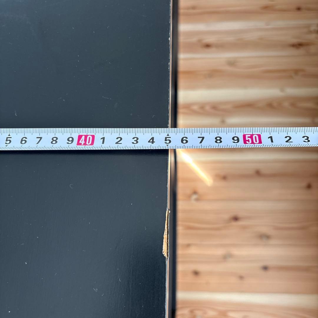 DJ機材用 黒の木製テーブル　ターンテーブル台　レジカウンター　中古