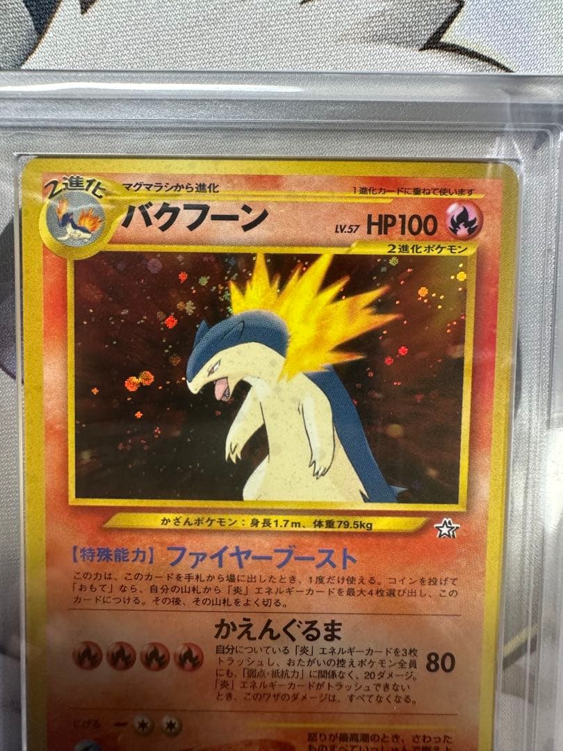 バクフーン　メガニウム　オーダイル　旧裏　ARS10 セット　渦巻き