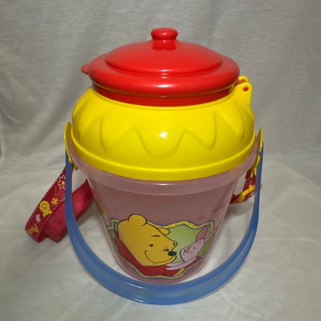 【希少】ディズニー プーさん ポップコーンバケツ(ストラップ付)