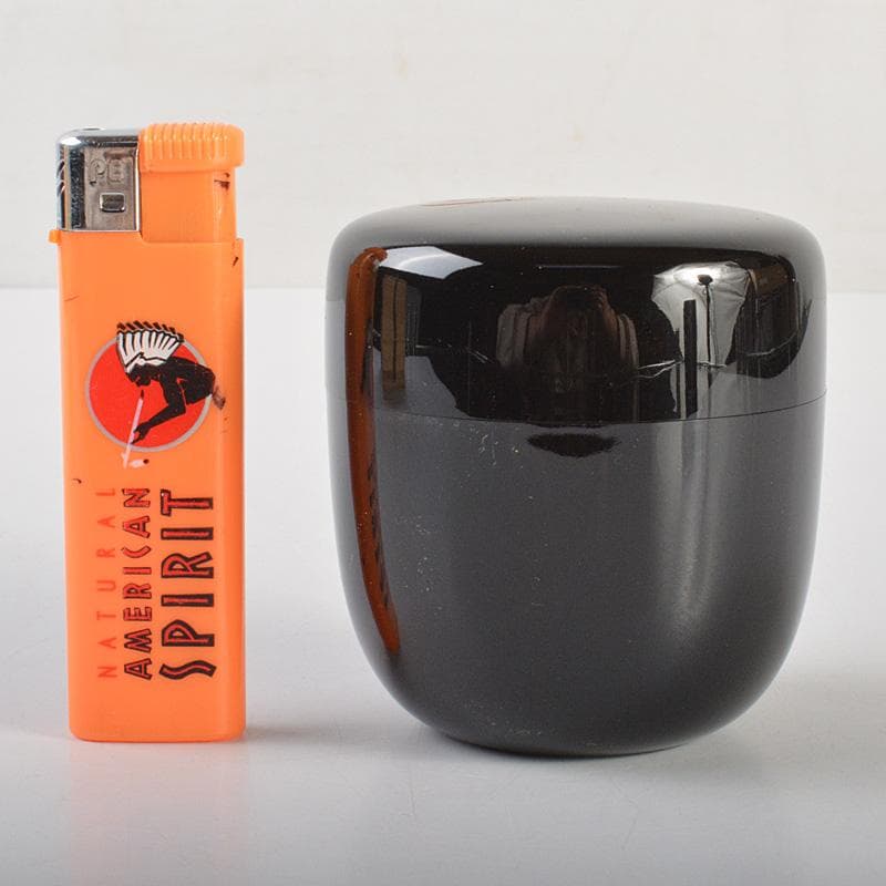 茶道具　啓雲作　螺鈿装飾　虫蒔絵　中棗　共箱　V　6640