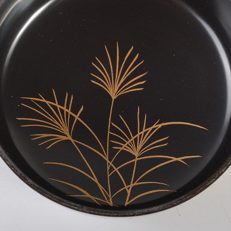 茶道具　啓雲作　螺鈿装飾　虫蒔絵　中棗　共箱　V　6640