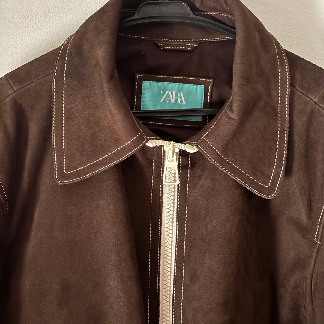 値下ZARA スエードジャケット HARRY LAMBERT レザー
