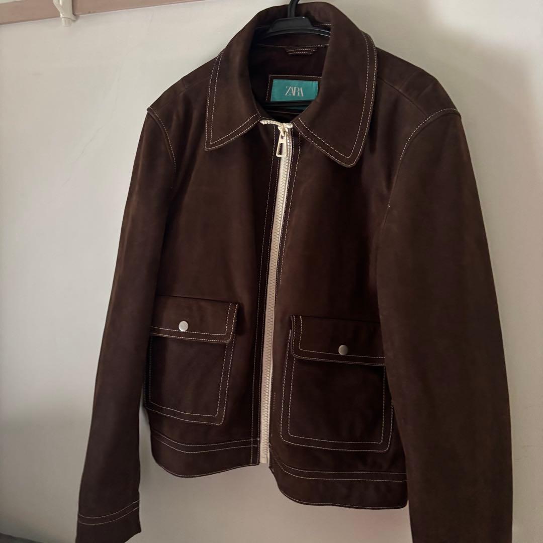 値下ZARA スエードジャケット HARRY LAMBERT レザー