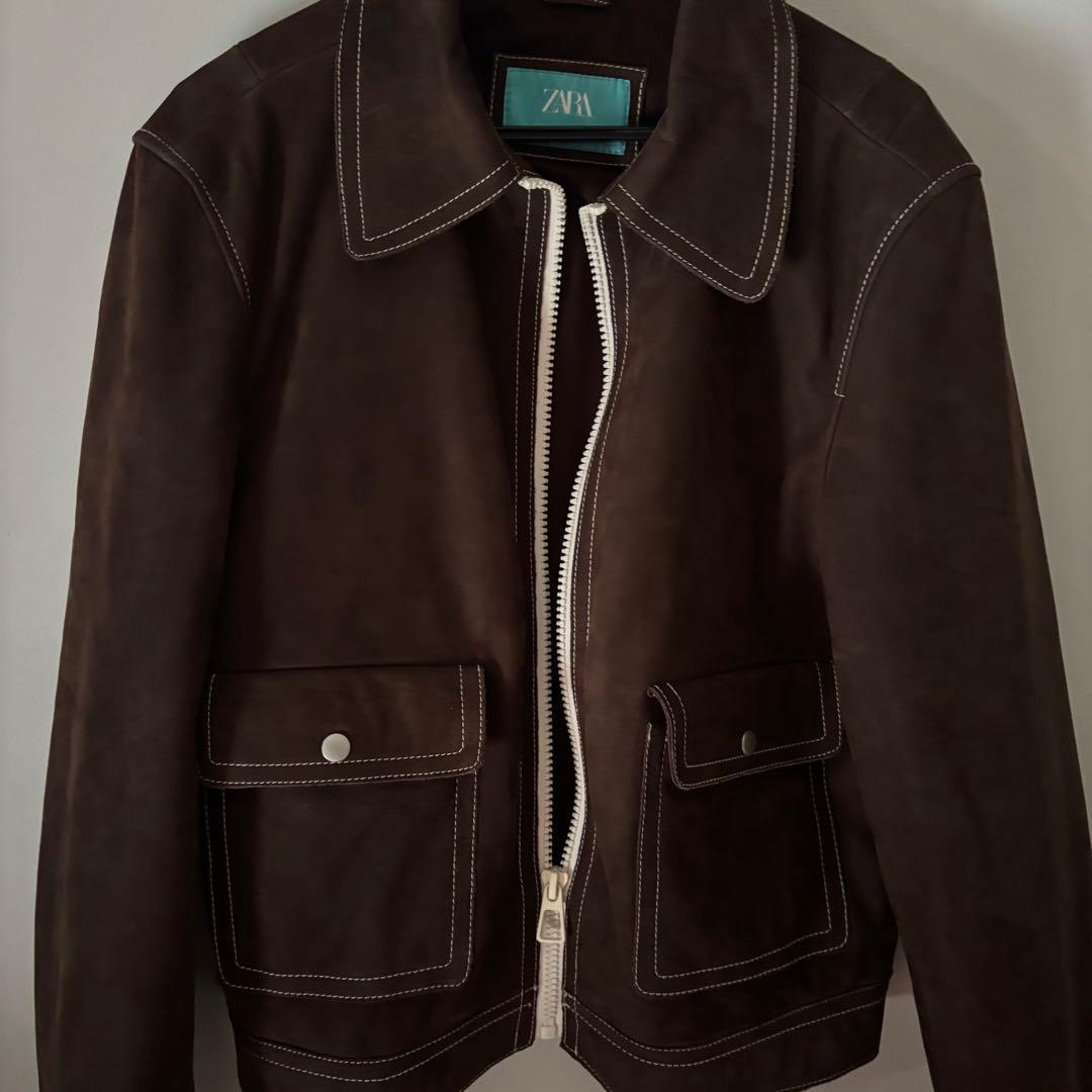 値下ZARA スエードジャケット HARRY LAMBERT レザー