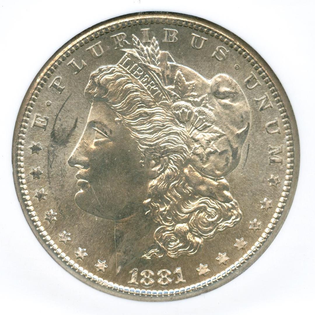 1881-S 1ドル 銀貨 アメリカ NGC MS63 モルガンダラー 077