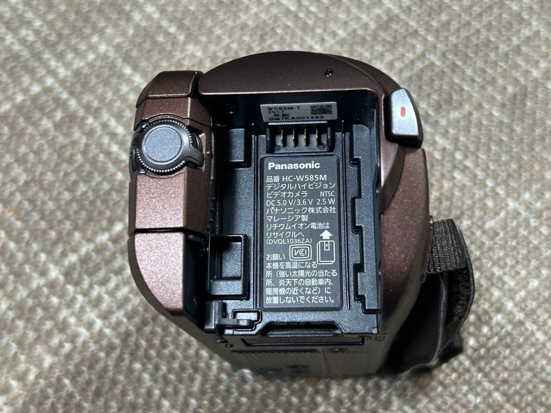 Panasonic デジタルハイビジョンビデオカメラHC-W585M ブラウン
