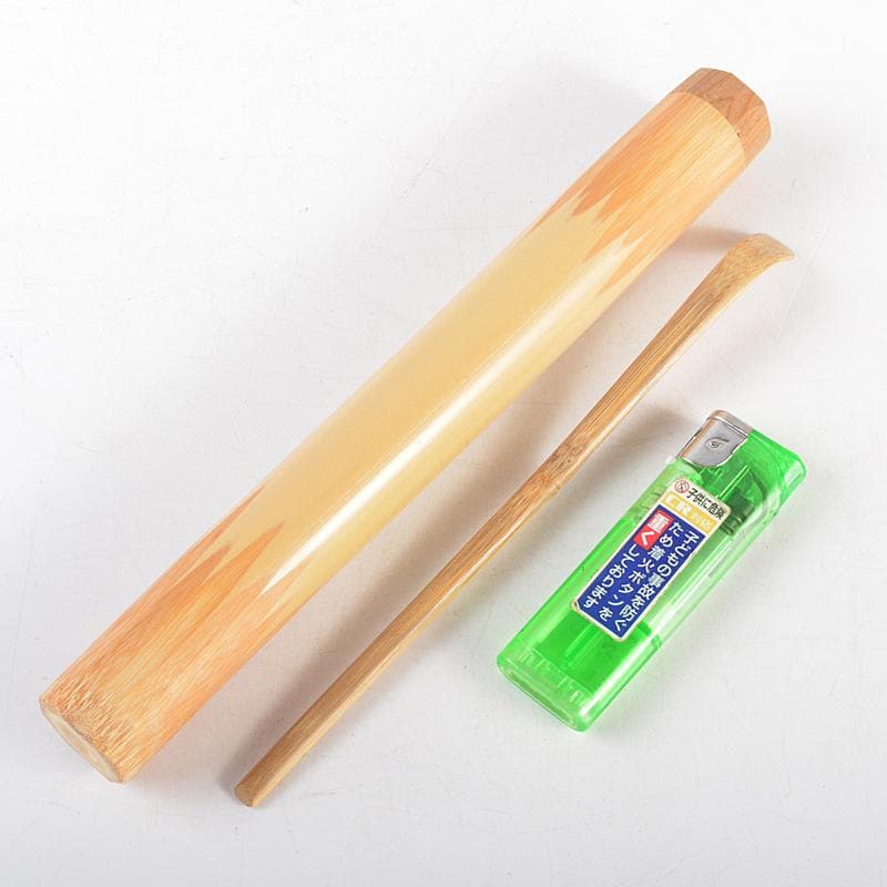 竹玄作　茶杓　銘「俺の友」　共筒　前大徳寺　藤井誠堂極め箱　C　R5159