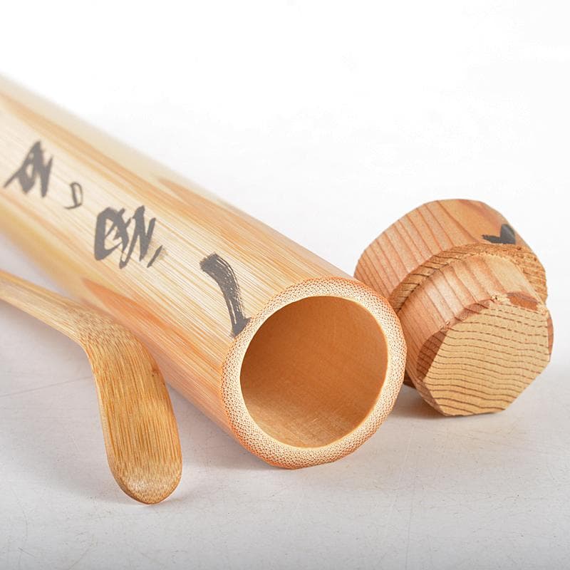 竹玄作　茶杓　銘「俺の友」　共筒　前大徳寺　藤井誠堂極め箱　C　R5159