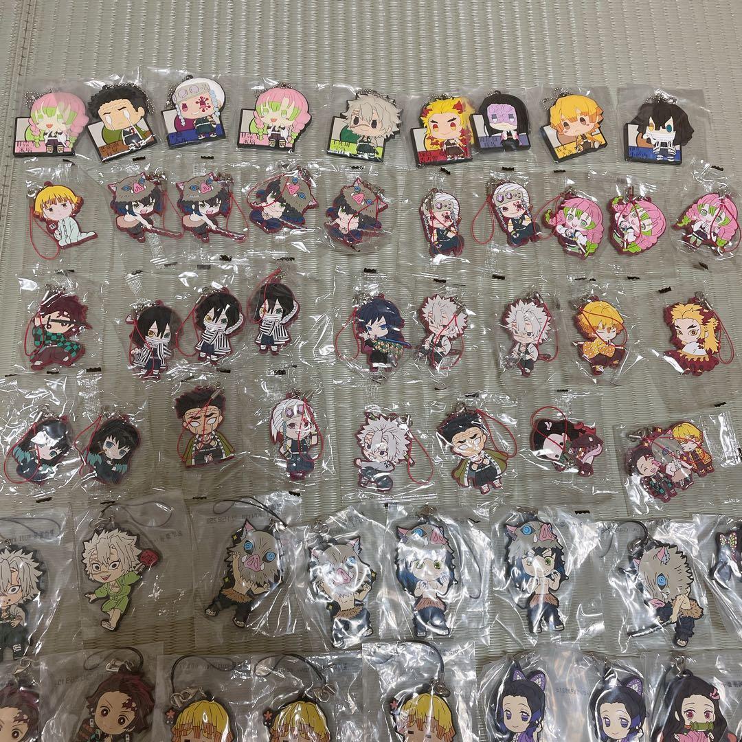 鬼滅の刃　一番くじ　キーホルダー　ラバーストラップ　90個セット　無限城　映画