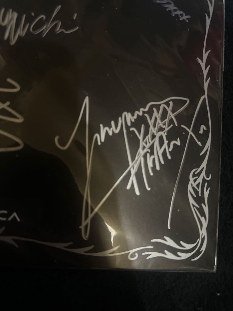 b*7様 LUNA SEA「 MCA公式直筆サイン色紙」(メジャーデビュー期)