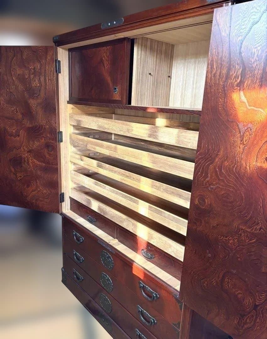 和箪笥 着物収納 桐箪笥 大型 日本製 婚礼家具 和モダン 古民家