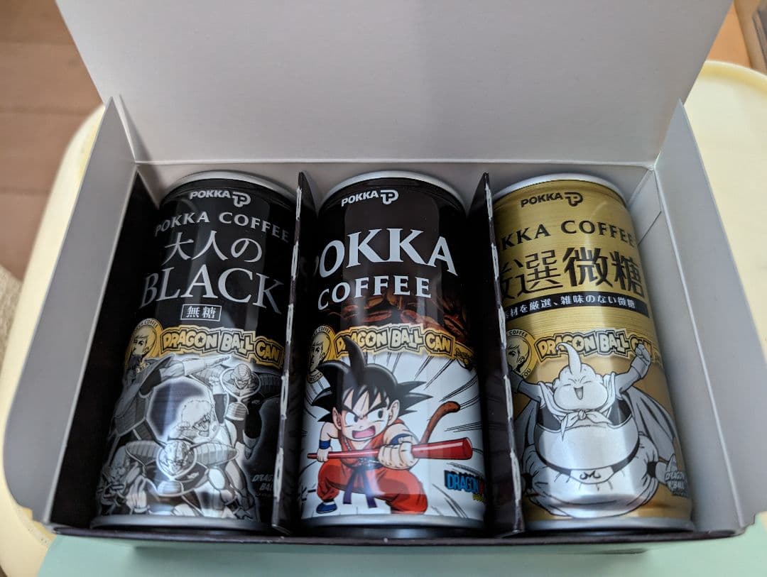 ポッカコーヒー　DRAGON BALL記念缶