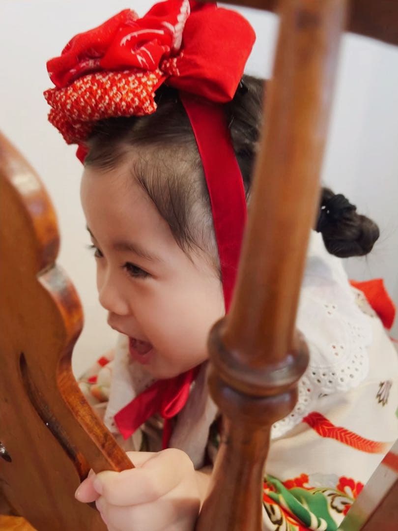 つ*ま様 七五三　七五三髪飾り　ヘッドドレス　着物髪飾り　リメイク髪飾り　022