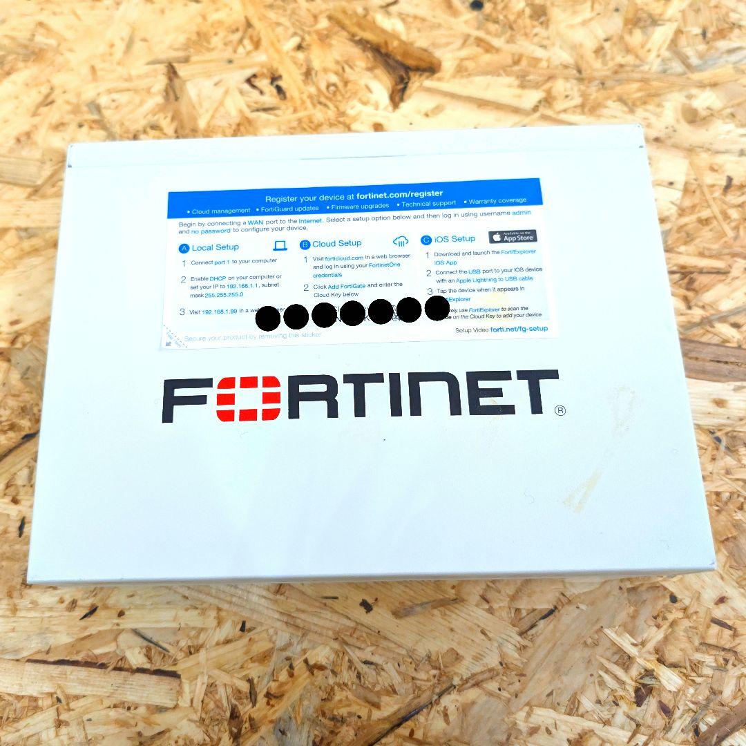 FortiGate 60F ネットワークセキュリティ