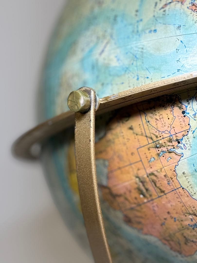 T81 昭和レトロ ブック・ローン地球儀 ソビエト連邦時代 日本製