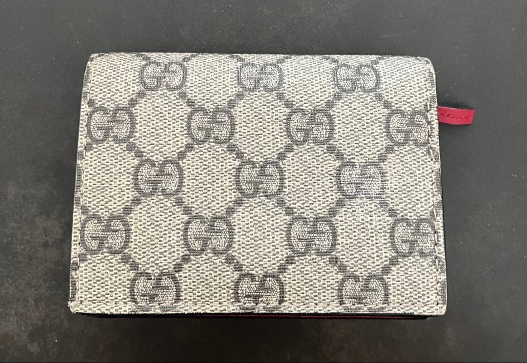 グッチ GUCCI チェリー装飾 二つ折り財布