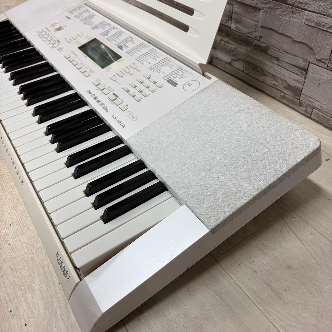 CASIO カシオ 光ナビゲーション 電子キーボード LK-218 ⑤