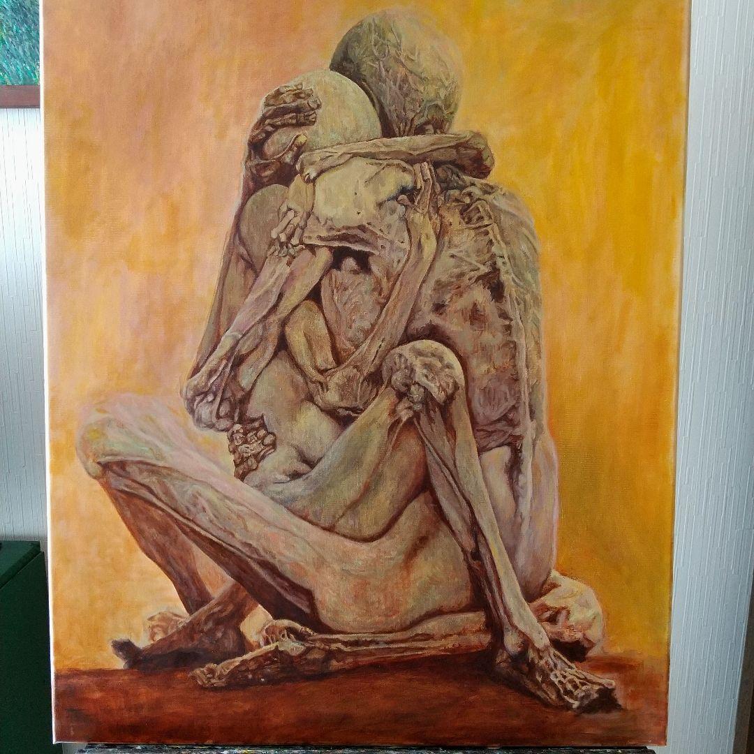 ベクシンスキー 模写 油彩画 25号 F25 油絵