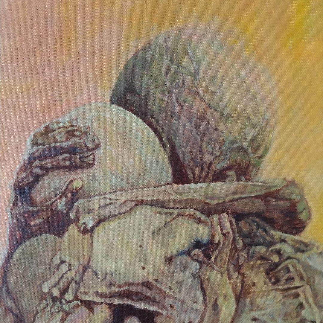 ベクシンスキー 模写 油彩画 25号 F25 油絵