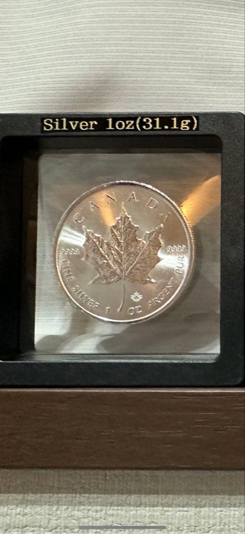 カナダ メイプルリーフ 銀貨 1オンス【1枚】