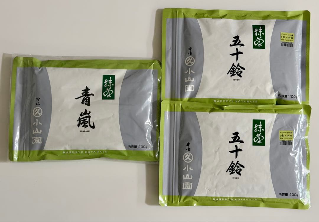 丸久小屋園 五十鈴 青嵐 100g 抹茶 ISUZU 緑茶 国産 小山園