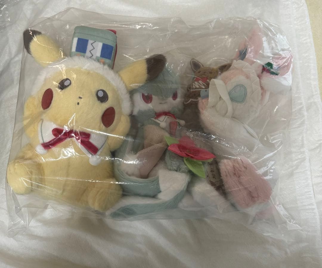 ポケモン サーナイト ピカチュウ ニンフィア クリスマスぬいぐるみ