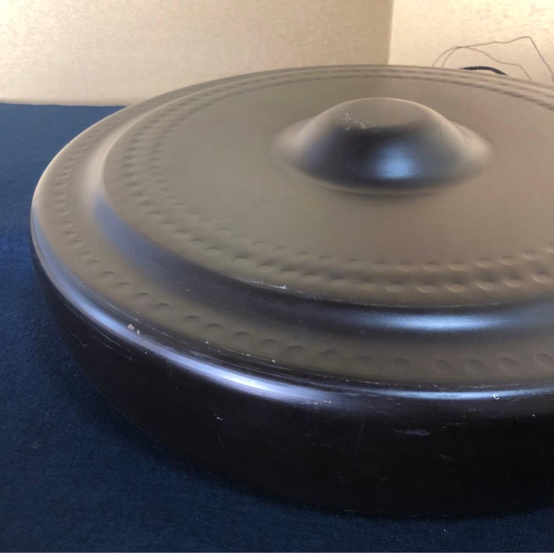 《R》茶道具 銅羅 ドラ 撥付 仏具 鳴物 260114き3