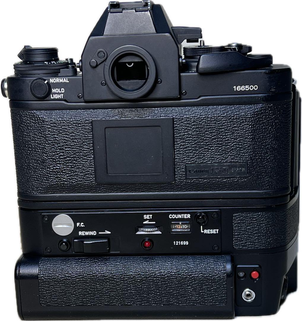Canon new F-1 AE+モータードライブ+FD 50mm 1:1.4