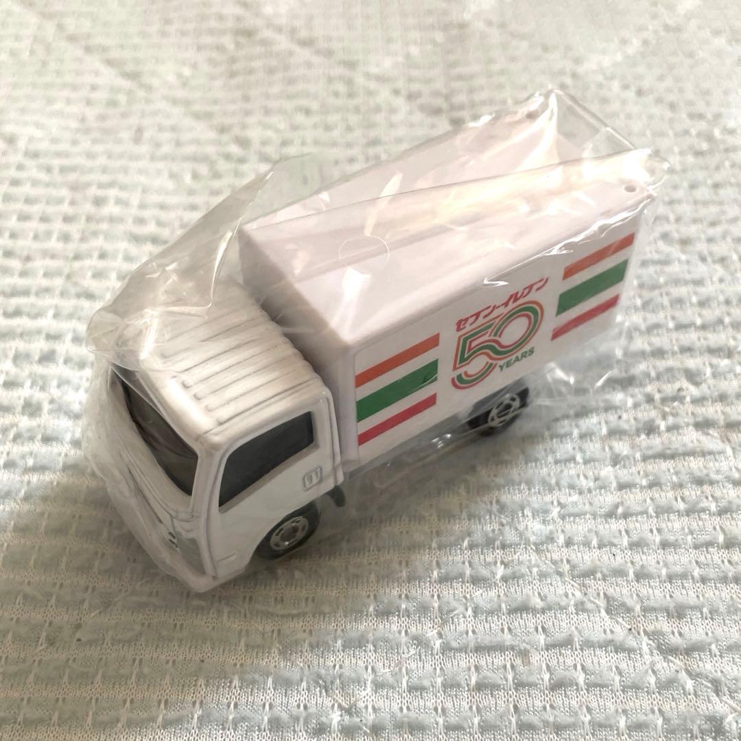セブンイレブン50周年　トミカ　記念ロゴトラック