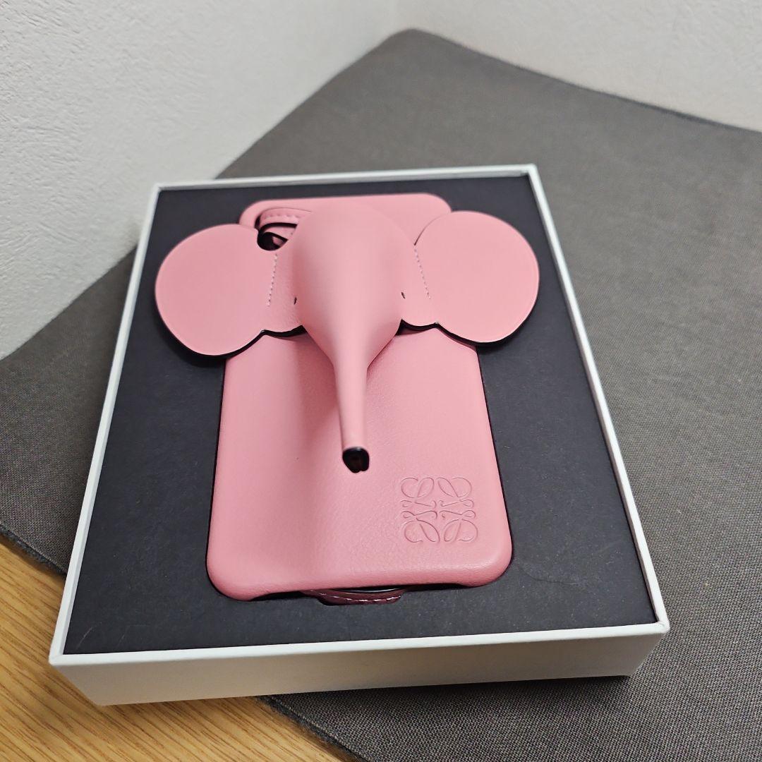 美品 LOEWE ロエベ エレファント バンパー iPhone XS MAX