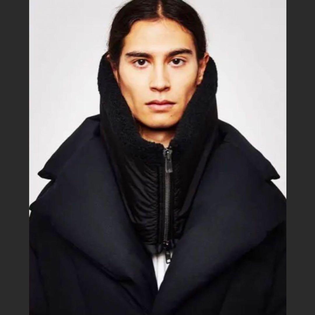 【モード】FUMITO GANRYU ジップデザイン ナイロン ネックウォーマー