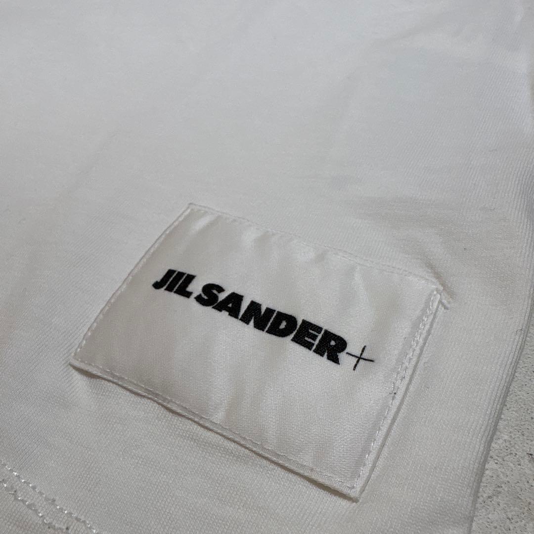 JIL SANDER+ ホワイト Tシャツ　本物保証　Lサイズ