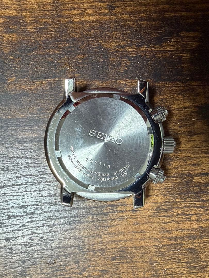 SEIKO セイコー　パイロットアラーム クロノグラフ 7T62-0EB0